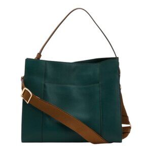 COLE HAAN Rainforest Leather Carryall Shoulder Bag